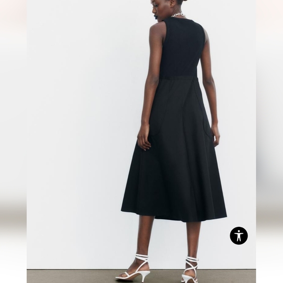 MATCHING POCKET MIDI DRESS SIZE S - Picture 3 of 9